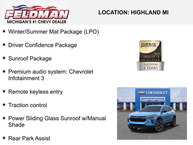 New 2025 Chevrolet Trax For Sale in Livonia, MI