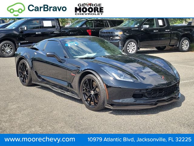 Black 2017 Chevrolet Corvette Coupe Rear-Wheel Drive 8-Speed Automatic