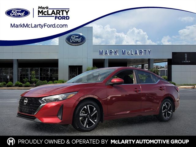 Red (Scarlet Ember Tintcoat) 2024 Nissan Sentra Sedan Front-Wheel Drive Continuously Variable Transmission