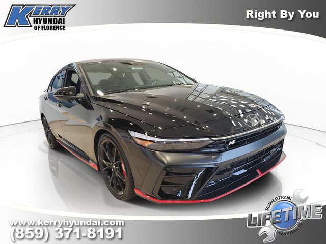 Abyss Black 2026 Hyundai Elantra N Sedan Front-Wheel Drive 8-Speed Automatic