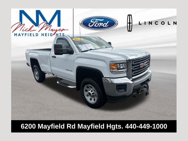 Summit White 2016 GMC Sierra 3500HD Base 4WD Pickup Truck Four-Wheel Drive 6-Speed Automatic Overdrive