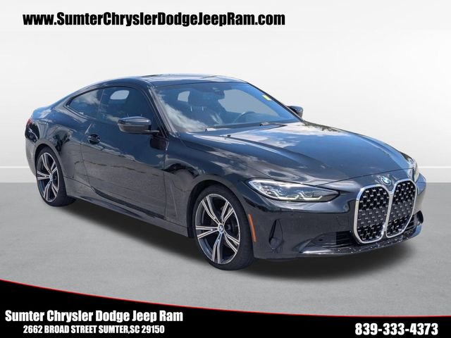 Black Sapphire Metallic 2023 BMW 4 Series Coupe Rear-Wheel Drive 8-Speed Automatic