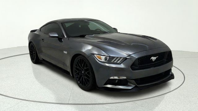 Gray (Magnetic Metallic) 2015 Ford Mustang Coupe Rear-Wheel Drive 6-Speed Manual