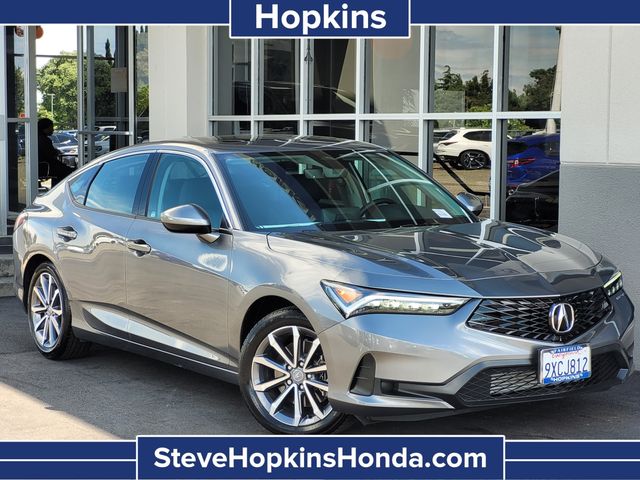 Gray 2025 Acura Integra FWD Sedan Front-Wheel Drive Continuously Variable Transmission