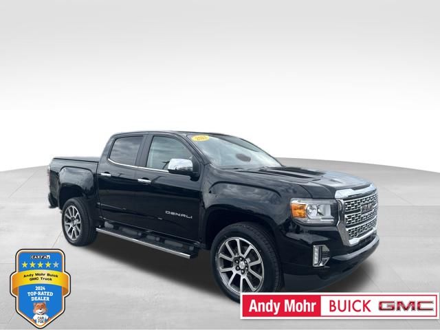 Onyx Black 2021 GMC Canyon Pickup Truck Four-Wheel Drive 8-Speed Automatic