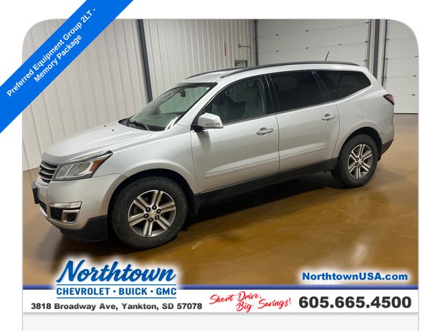 Silver Ice Metallic 2016 Chevrolet Traverse 2LT AWD SUV / Crossover All-Wheel Drive 6-Speed Automatic