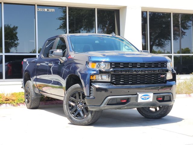 Northsky Blue Metallic 2021 Chevrolet Silverado 1500 Pickup Truck Four-Wheel Drive Automatic