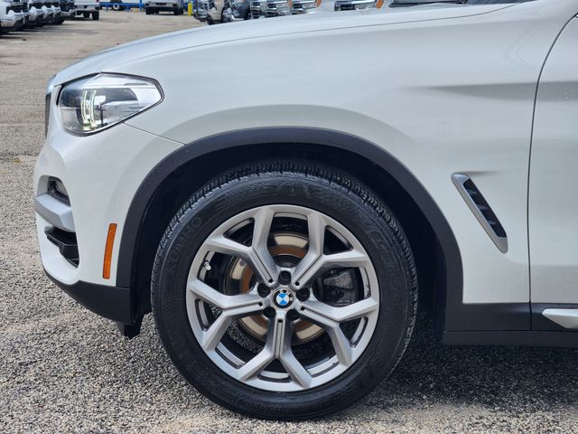2021 BMW X3 sDrive30i White at Bravo Nissan