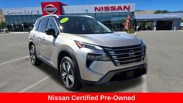 Champagne Silver Metallic/Super Black 2025 Nissan Rogue SUV / Crossover All-Wheel Drive Continuously Variable Transmission