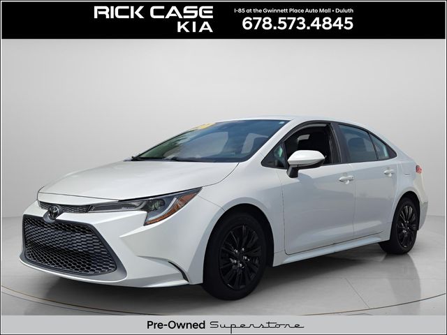 White (Blizzard Pearl) 2020 Toyota Corolla Sedan Front-Wheel Drive Continuously Variable Transmission