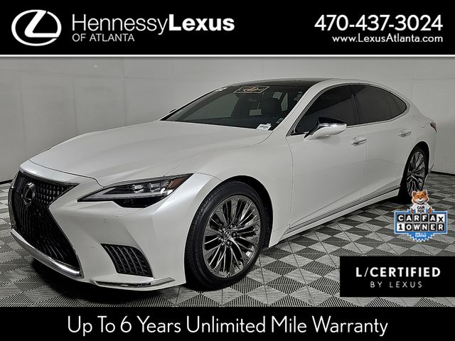 Eminent White Pearl 2022 Lexus LS 500 RWD Sedan Rear-Wheel Drive Automatic