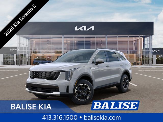 Wolf Gray 2026 Kia Sorento S AWD SUV / Crossover All-Wheel Drive 8-Speed Automatic