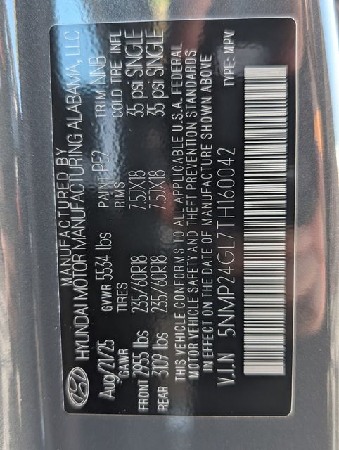 New 2026 Gray Hyundai SEL image 29