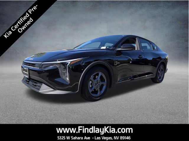 Aurora Black Pearl 2025 Kia K4 LXS FWD Sedan Front-Wheel Drive Continuously Variable Transmission