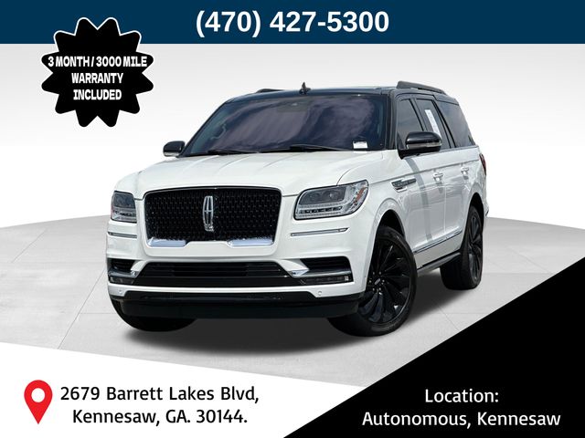 Pristine White 2021 Lincoln Navigator SUV / Crossover Four-Wheel Drive Automatic