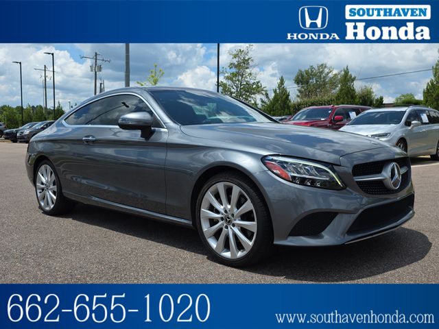 Gray 2019 Mercedes-Benz C-Class Coupe Rear-Wheel Drive 9-Speed Automatic