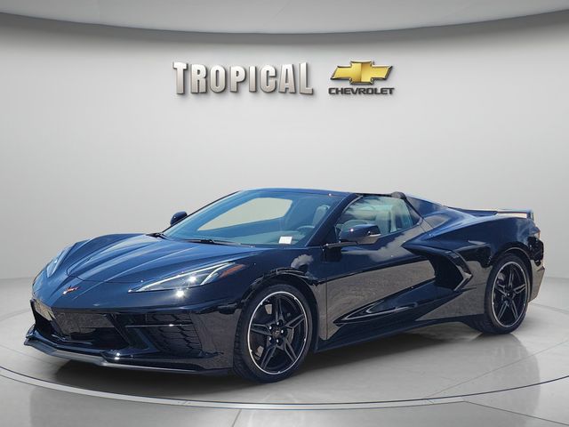 Black 2022 Chevrolet Corvette Stingray 1LT Convertible RWD Convertible Rear-Wheel Drive 8-Speed Dual Clutch