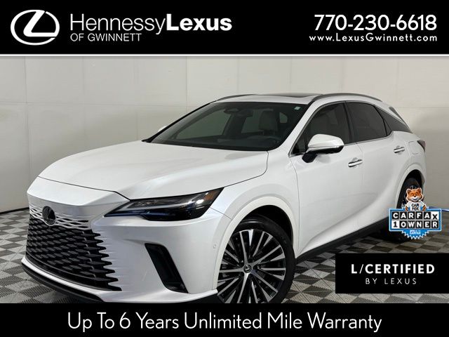 Eminent White Pearl 2025 Lexus RX Hybrid 350h Premium AWD SUV / Crossover All-Wheel Drive Continuously Variable Transmission