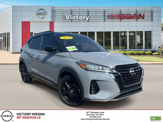 Super Black 2022 Nissan Kicks SUV / Crossover Front-Wheel Drive Continuously Variable Transmission