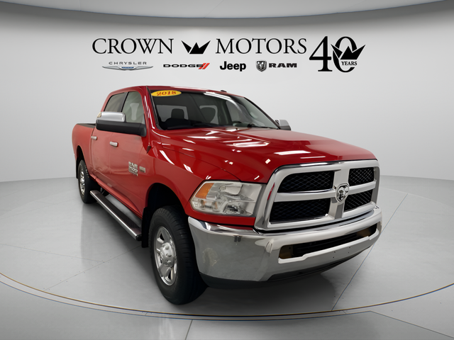 Flame Red Clearcoat 2018 RAM 2500 Pickup Truck Four-Wheel Drive 6-Speed Automatic