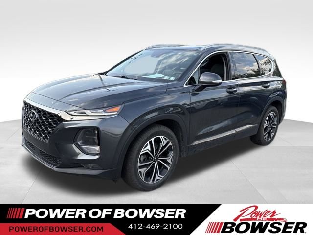 Portofino Gray 2020 Hyundai Santa Fe SUV / Crossover All-Wheel Drive 8-Speed Automatic