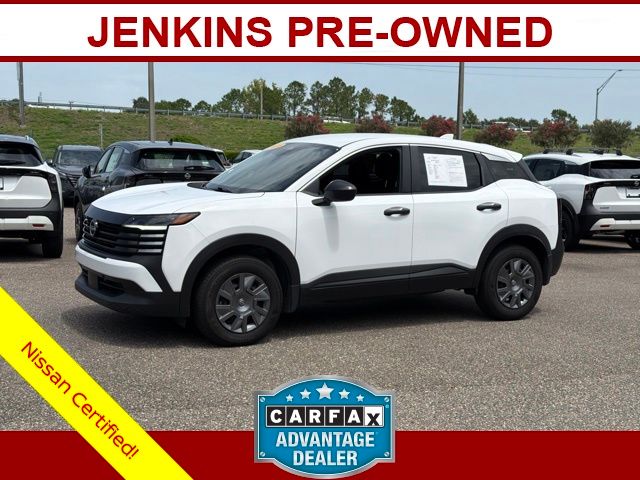 White (Fresh Powder) 2025 Nissan Kicks SUV / Crossover Front-Wheel Drive Continuously Variable Transmission