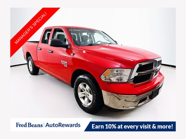 Flame Red Clearcoat 2024 RAM 1500 Classic SLT Quad Cab RWD Pickup Truck 4X2 8-Speed Automatic