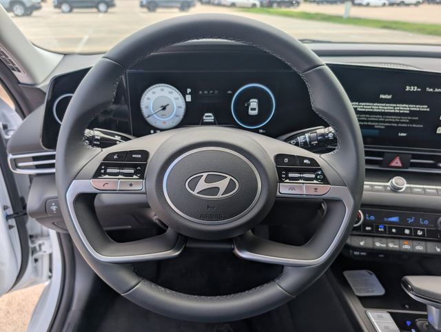 2026 Hyundai Elantra Limited White at DeMontrond Gulf Freeway