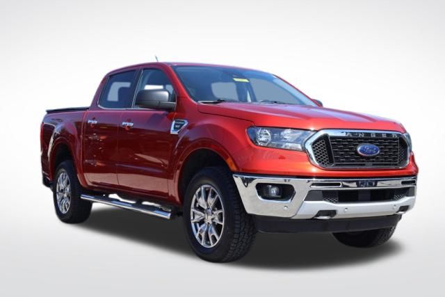 Chili Pepper Red 2019 Ford Ranger Pickup Truck Four-Wheel Drive Automatic