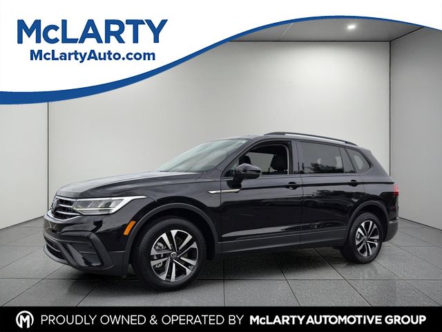 Deep Black Pearl 2024 Volkswagen Tiguan S FWD SUV / Crossover Front-Wheel Drive 8-Speed Automatic