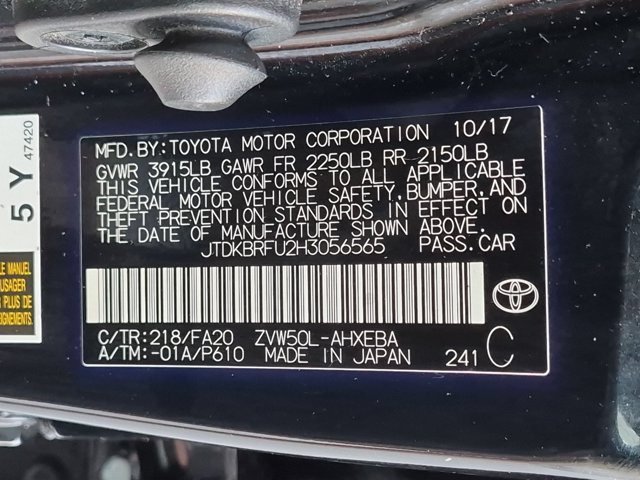 Used 2017 Toyota Prius Hatchback