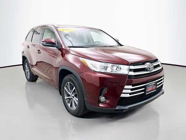 Salsa Red Pearl 2017 Toyota Highlander XLE AWD SUV / Crossover All-Wheel Drive 8-Speed Automatic