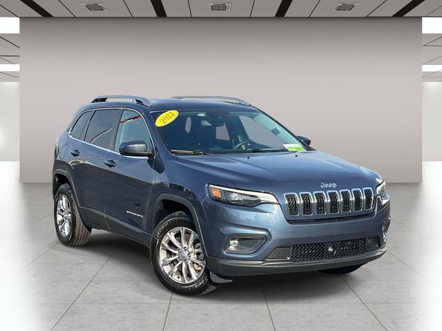 Slate Blue Pearlcoat 2021 Jeep Cherokee Latitude Lux 4WD SUV / Crossover Four-Wheel Drive 9-Speed Automatic