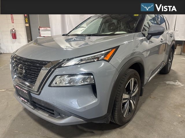 Boulder Gray Pearl 2021 Nissan Rogue SL AWD SUV / Crossover All-Wheel Drive Continuously Variable Transmission