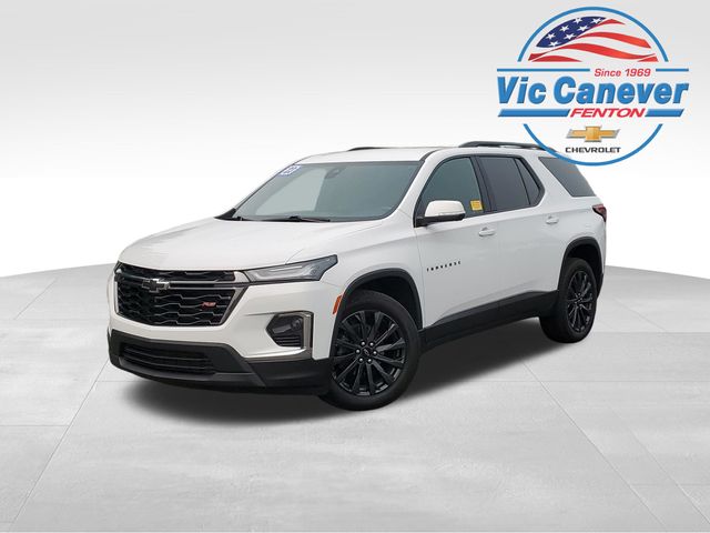 Summit White 2023 Chevrolet Traverse SUV / Crossover Four-Wheel Drive 9-Speed Automatic
