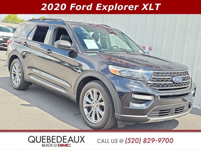 Black Metallic 2020 Ford Explorer SUV / Crossover Rear-Wheel Drive Automatic