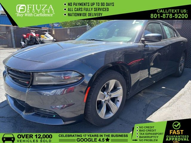 Gray (Maximum Steel Metallic Clearcoat) 2016 Dodge Charger SXT RWD Sedan Rear-Wheel Drive 8-Speed Automatic