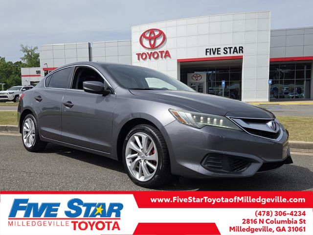 Gray (Modern Steel) 2017 Acura ILX FWD with Premium Package Sedan Front-Wheel Drive 8-Speed Dual Clutch