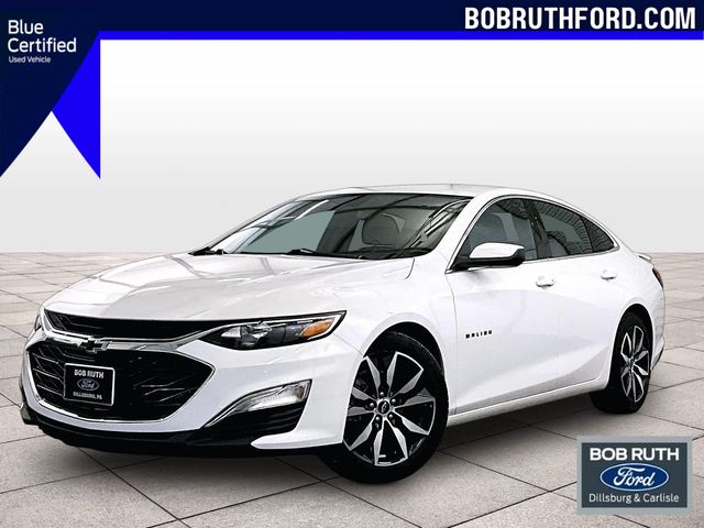 2022 Chevrolet Malibu RS White at Klick Lewis Buick Chevrolet