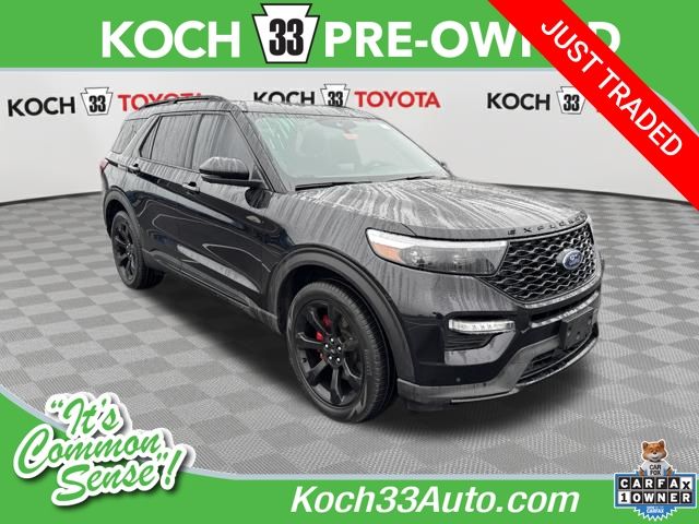 Agate Black Metallic 2023 Ford Explorer ST AWD SUV / Crossover All-Wheel Drive Automatic