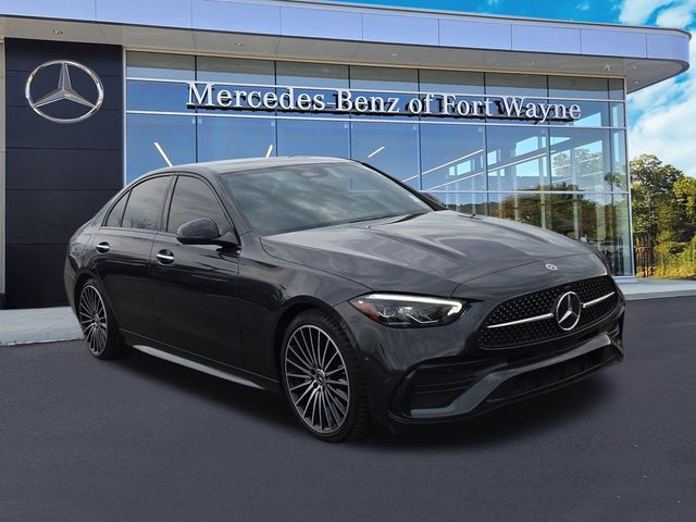 Graphite Gray Metallic 2023 Mercedes-Benz C-Class C 300 RWD Sedan Rear-Wheel Drive 9-Speed Automatic