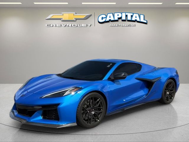 Riptide Blue Metallic 2024 Chevrolet Corvette Z06 1LZ Coupe RWD Coupe Rear-Wheel Drive 8-Speed Dual Clutch