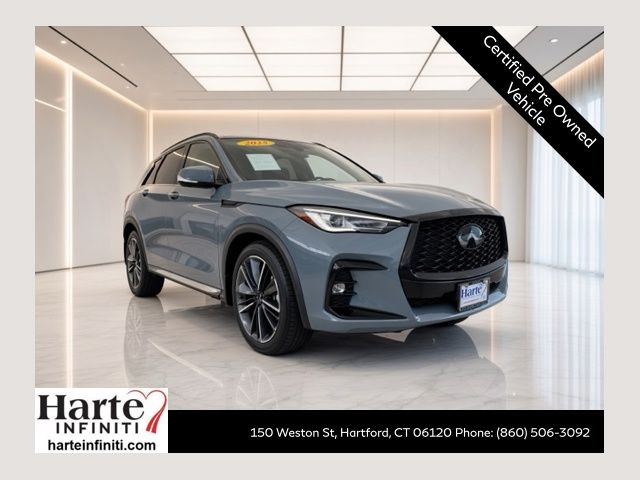 Slate Gray 2025 INFINITI QX50 SUV / Crossover All-Wheel Drive Continuously Variable Transmission