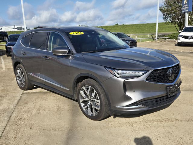 Liquid Carbon Metallic 2024 Acura MDX SH-AWD with Technology Package SUV / Crossover All-Wheel Drive Automatic