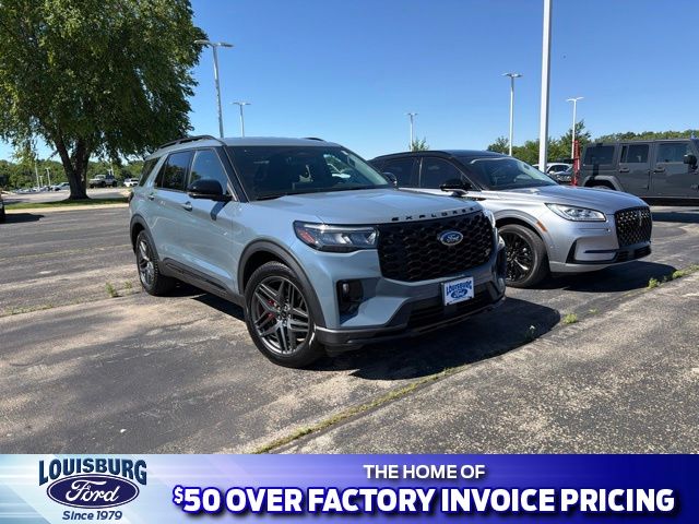 Vapor Blue 2025 Ford Explorer SUV / Crossover All-Wheel Drive Automatic