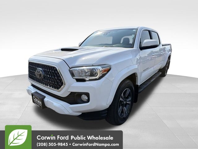 Super White 2019 Toyota Tacoma Pickup Truck Four-Wheel Drive 6-Speed Automatic