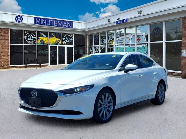 Snowflake White Pearl Mica 2024 Mazda MAZDA3 2.5 S Preferred Sedan FWD Sedan Front-Wheel Drive 6-Speed Automatic