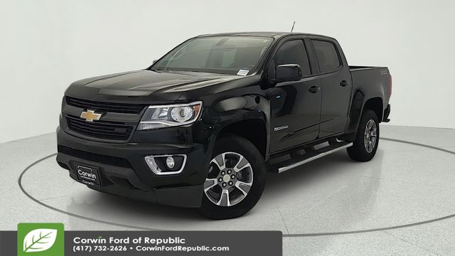 Black 2019 Chevrolet Colorado Pickup Truck Four-Wheel Drive 8-Speed Automatic