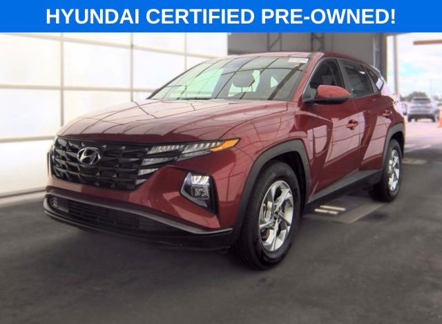 Ultimate Red 2024 Hyundai Tucson SUV / Crossover Front-Wheel Drive 8-Speed Automatic