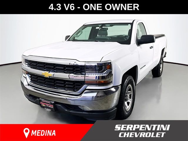 Summit White 2018 Chevrolet Silverado 1500 LS RWD Pickup Truck 4X2 6-Speed Automatic Overdrive